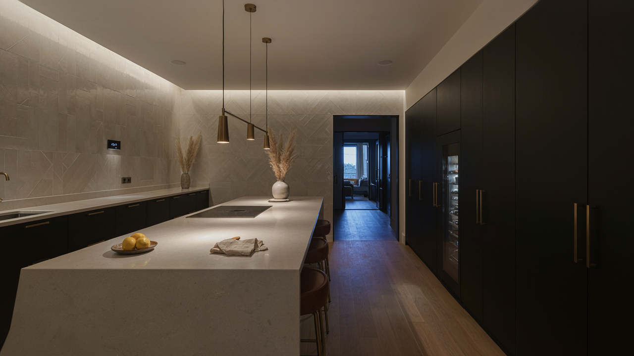 Luxury kitchen with chef-grade appliances